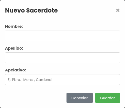 Botón Nuevo